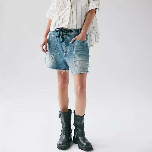 We The Free Moxie Barrel Shorts NWOT Size 28 - Picture 2 of 11